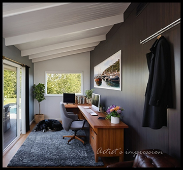 <12M² DETACHED SLEEPOUT / OFFICE  PLANS